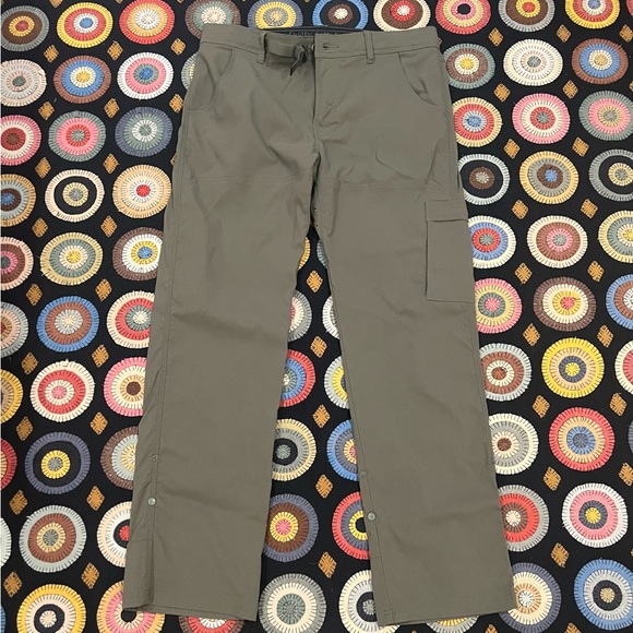 Prana Other - EUC Prana Zion II stretch pants in slate green—buttons on cuff to roll up.